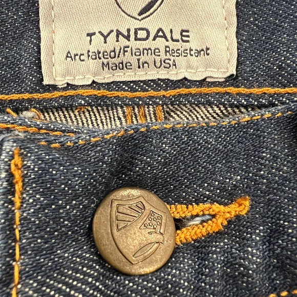 TYNDALE FR ( fire resistant) denim W35 L32  NWT - Picture 2 of 9